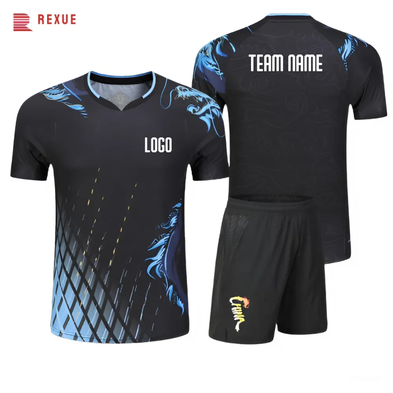 Print Badminton Tennis T-shirt - Table Tennis Zhang Jike 评论和价格