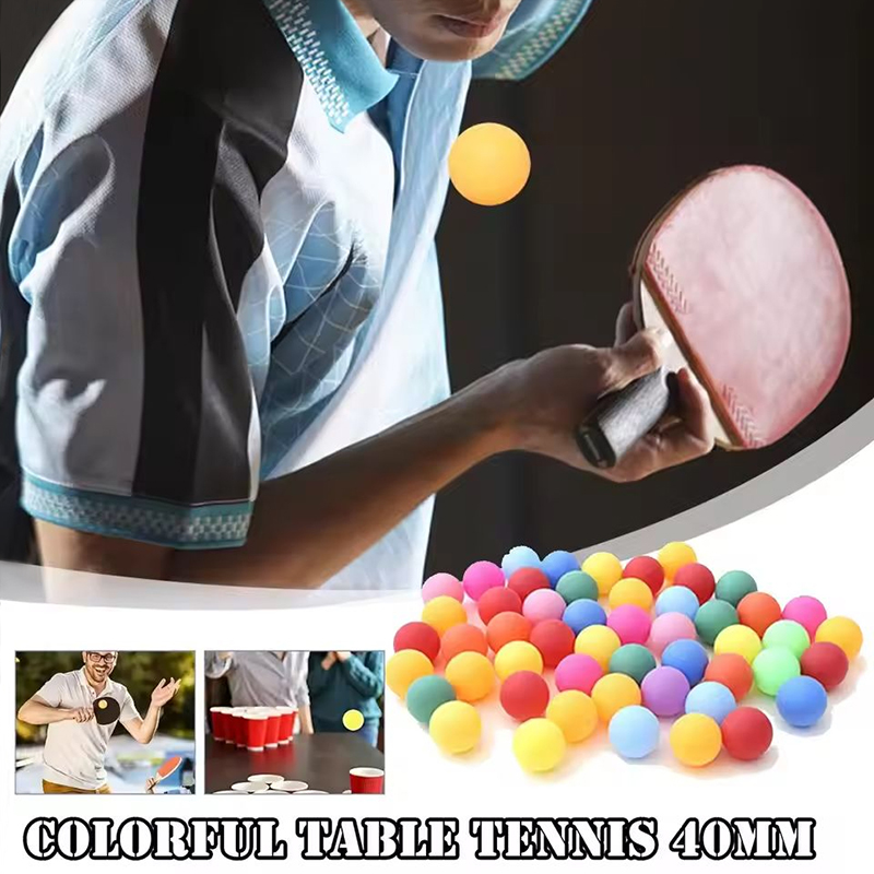 50Pcs Multicolor Plastic Ping  - Table Tennis Olympics 评论和价格